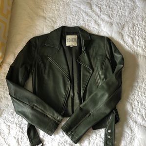 BB Dakota vegan leather jacket size xs